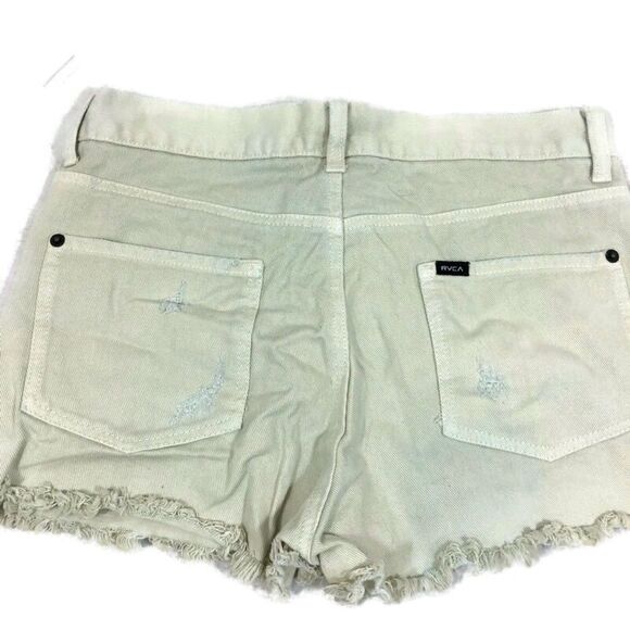 RVCA Distressed Jean Shorts size 27 - Picture 6 of 6